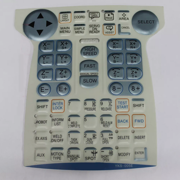 YKS-005E Button Membrane film for Yaskawa DX100 JZRCR-YPP01-1 teach pendant part